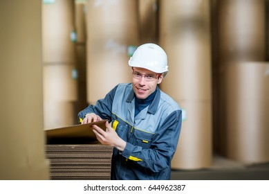 Paper Mill Factory Worker