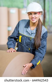 Paper Mill Factory Worker