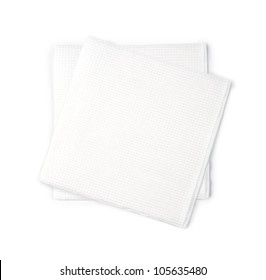 Paper Napkin On White Background