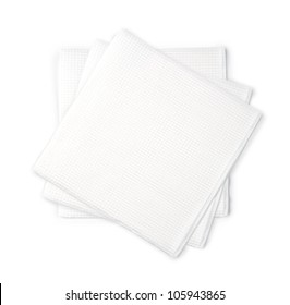 Paper Napkin on white background