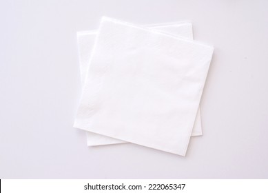 paper napkins on bright background