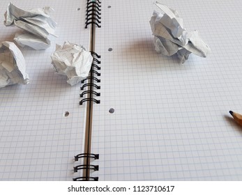 paper notebook sheets squared lines exercise book spiral notice template empty blank