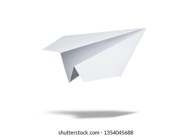 Paper Plane On White Background