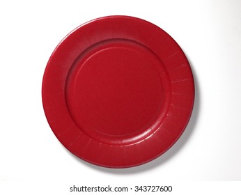 Paper Plate Red