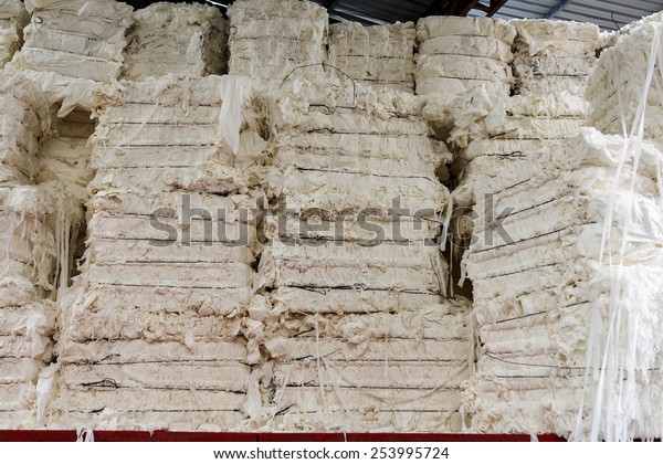 Paper and pulp mill - Detail of cellulose. It
mainly obtained from wood pulp and cotton. It is mainly used to
produce cardboard and
paper.