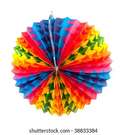 Paper Round Chinese Lantern In Many Colors