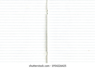 A paper sheet in a wide ruler with small, small holes. A simple paper sheet.