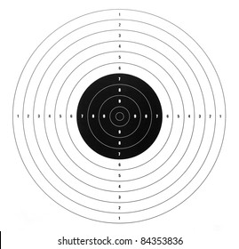 Paper Shooting Target For Shooting Practice