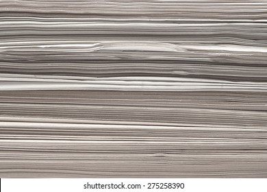 Paper Stack Closeup Background Texture