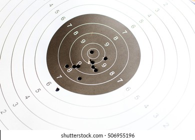 Paper Target Shooting Practice Stock Photo (Edit Now) 506955196