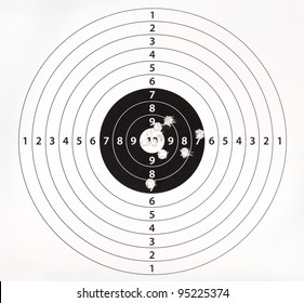 Paper Target For Shooting Practice