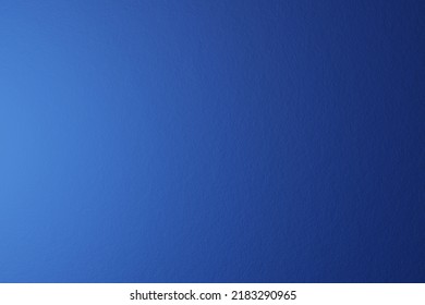 Paper Texture, Abstract Background. The Name Of The Color Is Royal Blue. Gradient With Light Coming From Left