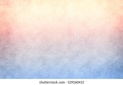 Paper texture Gradient pink blue color light rough textured spotted blank copy space background in beige  yellow