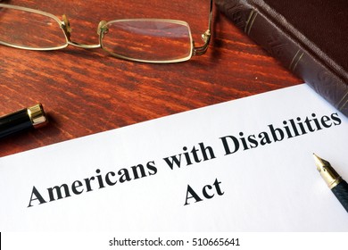 Paper With Title Americans With Disabilities Act.