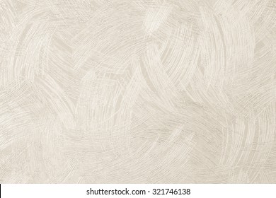 Paper wallpaper on the walls of  beige house with a scratch pattern. Abstract background, pastel cream colored vintage carpet, soft wrinkled pattern with golden faded lines on luxury bedroom in hotel.