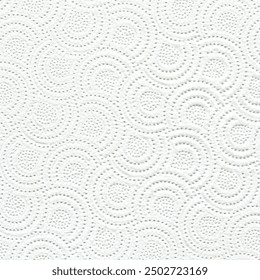 Paper white patterned napkin texture used for kitchen cleaning, paper napkin texture