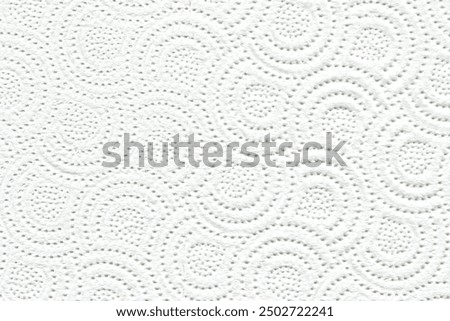 Paper white patterned napkin texture used for kitchen cleaning, paper napkin texture