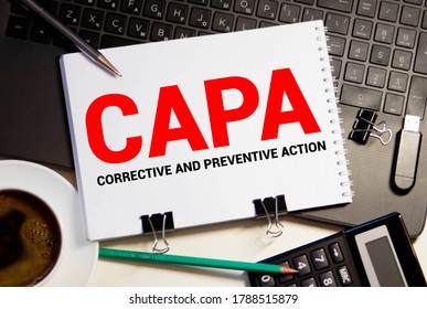 Paper With Words CAPA Corrective And Preventive Action Plans