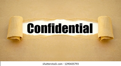 Paper work with confidential - Shutterstock ID 1290435793