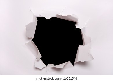 Paper's hole