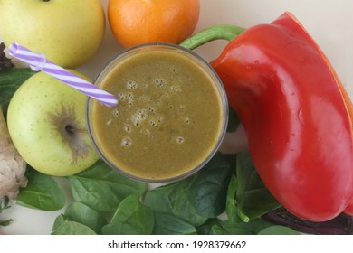 paprika fruits and vegetables juice as detox diet