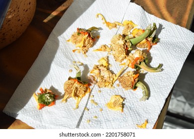 Paprika Seeds Drying On Paper