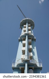 Parachute tower in Museum of Turkish Aeronautical Association, Ankara City, Turkiye
