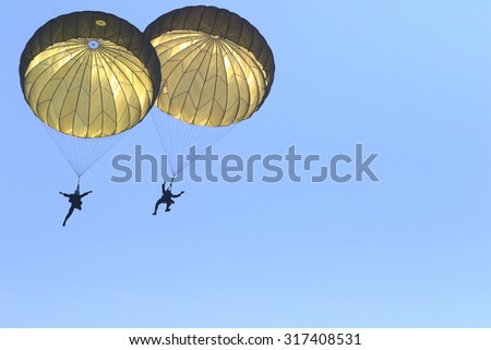 Parachute trooper