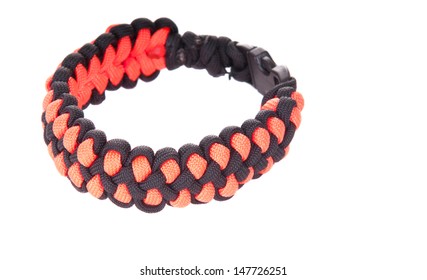 Paracord Survival Bracelet Using Dragons Teeth Stock Photo 147726251 ...