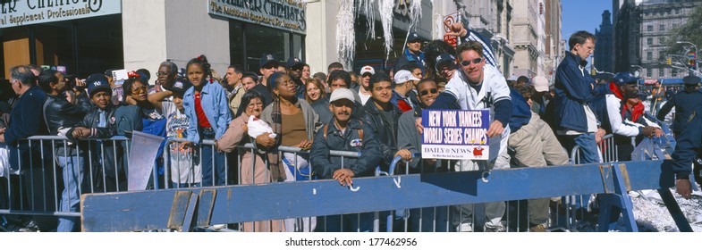 Parade For 1998 World Series Champions NY Yankees, New York