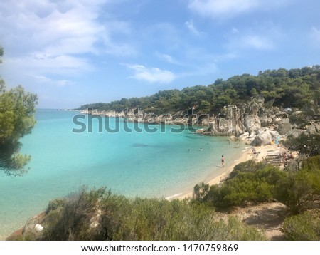 The paradies of the Greace Beaches 