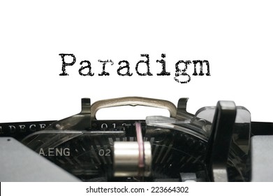 Paradigm On Typewriter