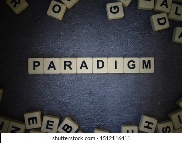 Paradigm Word Cube Background Stock Photo 1512116411 | Shutterstock