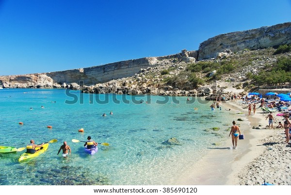 Paradise Bay Malta September 28 Paradise Stock Photo Edit Now