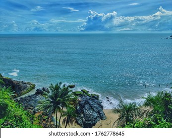 Paradise beach bird eye view gokarna