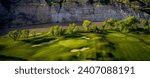 Paradise Canyon Golf Course aerial picture in Lethbridge Alberta Canada