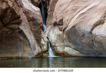 Paradise Cove or Guffey Gorge Park near Colorado Springs, Colorado in a spring afternoon