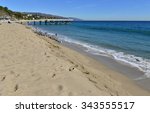 Paradise cove at Malibu in California. 