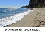 Paradise cove at Malibu in California. 