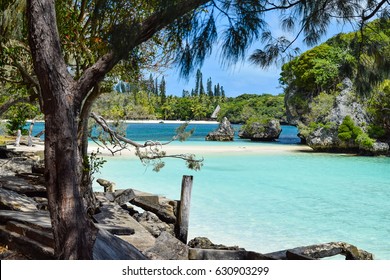 Paradisiacal Beach In New Caledonia