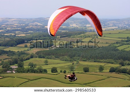 Similar – Image, Stock Photo A red kite flies as an octopus in the sky