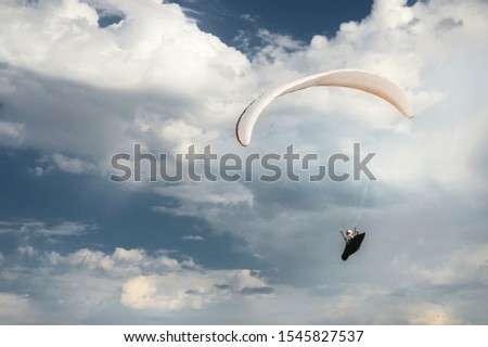 Similar – Image, Stock Photo Washing in the wind Sky