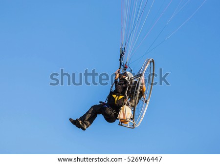 Similar – Image, Stock Photo Cool Move Kiting Ocean