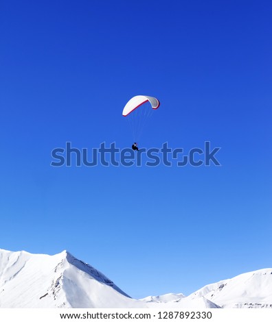 Similar – paraglider 4 Fallschirm