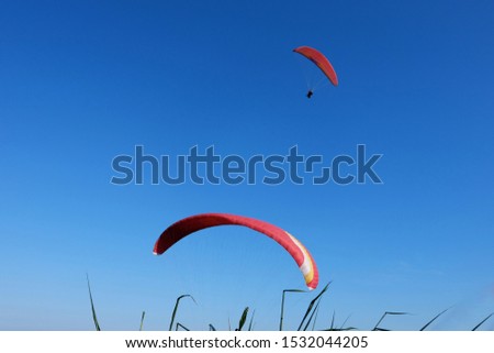 Image, Stock Photo high achiever Kitesurfing