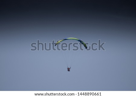 Paragliding at Annecy in France, Europe