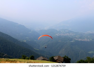 Paragliding In The Mountains