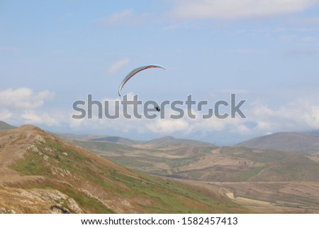 Paragliding near lake Sevan
Free flying with the breeze on mauntains