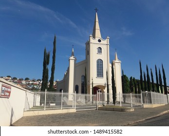 Paraisopolis / Minas Gerais / Brasil - May 06 2018 - Saint Edwiges Church