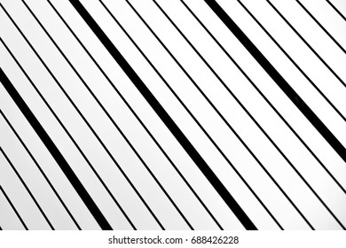 Parallel black and white diagonal lines abstract, texture background